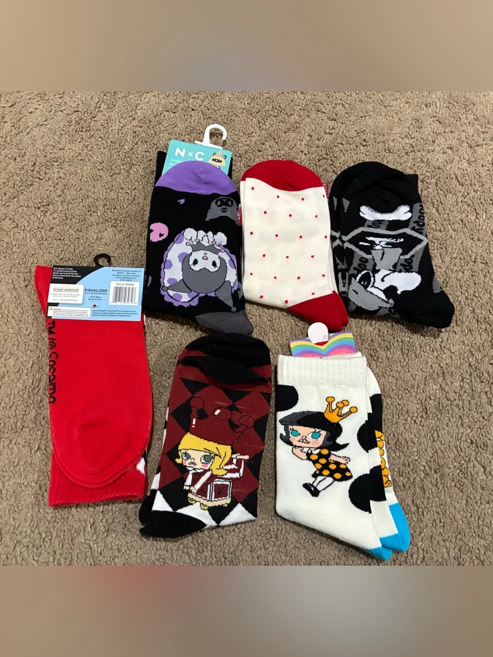 Huge Lot of Stickers Air Freshies Socks Scrunches Keychains Pens Not Licensed